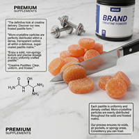 Permen Creatine Monohydrate Label Pribadi 4 Permen Per Porsi dengan AstraGin untuk Dukungan Otot Dewasa Pabrik Bersertifikat GMP