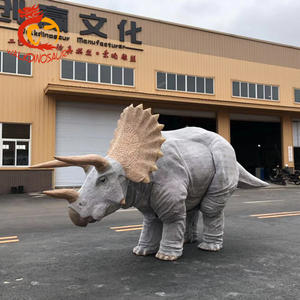 Costume de dinosaure <span class=keywords><strong>Triceratops</strong></span> grand format, réaliste et mis à jour - Product Image 3