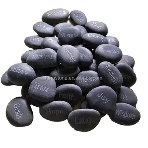 Guangdong Foshan Pebble Stone River Rocks And Small Stones Engraved Natural River Stones