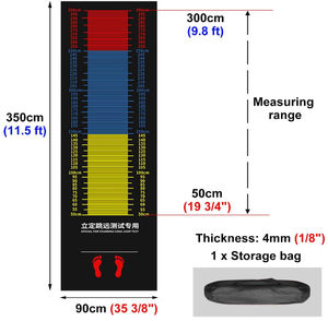 Tapis de pratique de saut en longueur coussin de mesure d'exercice planche d'entraînement Extra longue pour plancher de gymnastique intérieure outil de <span class=keywords><strong>Test</strong></span> de saut en longueur - Product Image 2