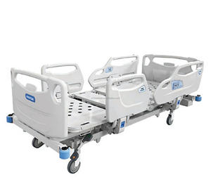 Función de reinicio de un clic de lujo, cama de rehabilitación de sala de UCI, muebles de fisioterapia de Metal para uso hospitalario - Product Image 6
