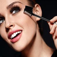 Prêt à Expédier Logo Personnalisé Contrôle des Bords Brosse à Cheveux Marque Privée avec Peigne Queue de Rat Pagaie Laser Matériau en Nylon pour Cheveux Sourcils