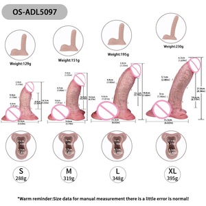 Extensor de Pene de Silicona Seguro para el Cuerpo OS-ADL5097, Funda Realista para Pene a Prueba de Agua con Quilla Extraíble para Estimulación y Diversión - Product Image 6