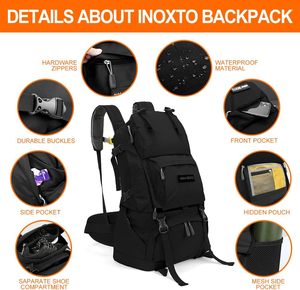 Muestra Gratuita, Mochila Táctica Impermeable para Exteriores, con Mochila de Senderismo Premium Personalizada, Bolsa de Hidratación - Product Image 2
