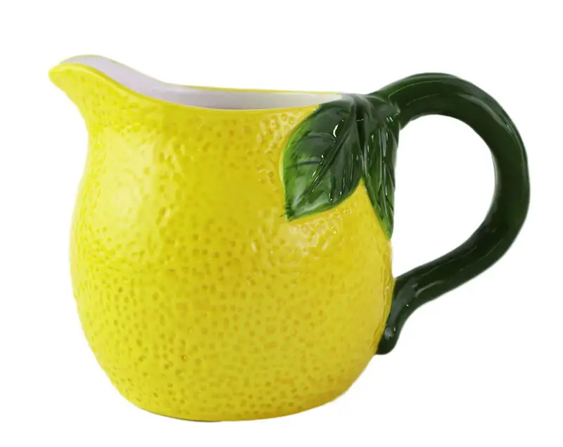 Keramik Sommer frucht Zitronen krug Keramik Kanister Geschirr Sets