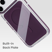 Étui de téléphone magnétique antichoc hybride pour iPhone 18 Pro Max avec pare-chocs en TPE et plaque arrière intégrée pour une protection quotidienne