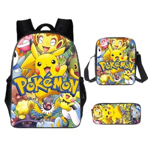 JM, gran oferta, gran capacidad, nueva moda, bolso <span class=keywords><strong>de</strong></span> hombro <span class=keywords><strong>de</strong></span> Anime Pokemoned, mochilas escolares, <span class=keywords><strong>mochila</strong></span> <span class=keywords><strong>de</strong></span> dibujos animados para adolescentes - Product Image 5