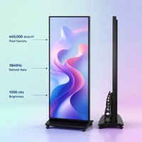 Pantalla LED Plegable para Interiores P1.25 de Alta Resolución y Brillo para Publicidad