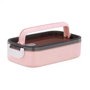 Bestseller 700ml Kinder Lunchbox 304 Edelstahl rechteckige Lebensmittel Vorrats behälter Erwachsene tragbare Lunchbox