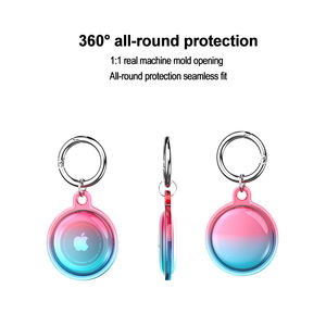 एप्पल के लिए Airtags विरोधी खो रंगीन Tpu मामले Orignal हवा टैग सामान सुरक्षात्मक कुत्तों Airtag धारक मामले के लिए मामले कुंजी श्रृंखला - Product Image 5
