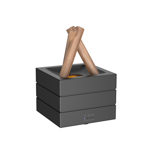 Diffuseur d'arômes de feu de camp 280 ml, humidificateur de bureau USB à grande production de brume, flamme simulée colorée, diffuseur d'huiles essentielles - Product Image 1
