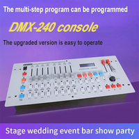 Vente flash Contrôleur DMX Disco 240 Éclairage de scène DMX 512 Console de signal pour XLR-3 Led Par Moving Head DJ Fête Mariage Effet
