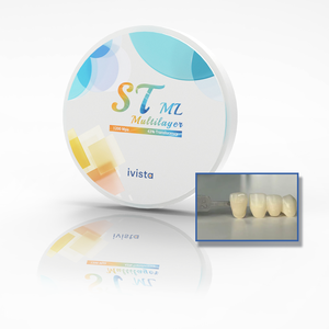 Disco Ceramico Multistrato per Sinterizzazione IVISTA <span class=keywords><strong>Dental</strong></span> <span class=keywords><strong>Lab</strong></span> ST ML, Blocco di Zirconia per Macchinari, Consumabili Dentali Manuali di Classe II - Product Image 6