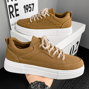 Chaussures en toile pour hommes, chaussures décontractées polyvalentes et tendance, respirantes, antidérapantes, best-sellers été/automne/hiver - Product Image 1