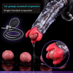 Lifelike Fantasy Alien Octopus Ovipositor <b>Dildo</b> Monster Octopus Egg-laying Silicone Adult Female Masturbator Sex Toys Wholesale - Product Image 2