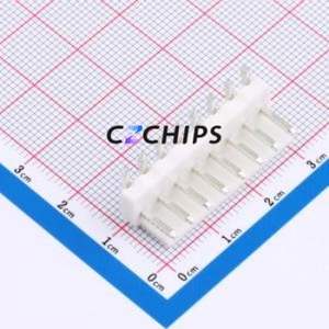 HC-VH-8A8W-05 Wire-to-Board Pin Header Bent Lead Through Hole,P=3.96mm Connector 1x8P 3.96mm Right Angle Insert VH - Product Image 1