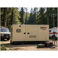Harga Pabrik 30-300 Kw/kva Genset Silent Open Diesel Generator dengan ATS