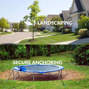 Anclaje para Mascotas JH-Mech, Estaca en Espiral para Atar Perros al Suelo del Patio - Product Image 3