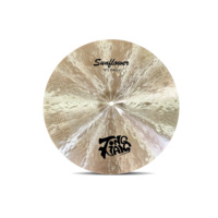 Ensemble de cymbales splash, hi-hat et ride en bronze de la série Sunflower de Tongxiang - Accessoires de batterie professionnels fabriqués à la main pour la performance
