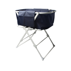 Collapsible Portable <b>Dog</b> Bathtub 60x75x19cm Foldable Easy Clean Blue Pet <b>Bathing</b> Tub - Product Image 1