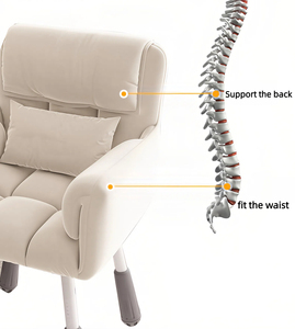 Ghế salon, ghế trang điểm hiện đại dành cho các cô gái ít vận động, ghế <span class=keywords><strong>sofa</strong></span> màu hồng thoải mái, nội thất salon làm đẹp, ghế phòng ngủ - Product Image 6