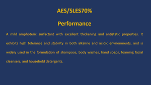 Lauril Éter Sulfato de Sodio SLES AES 70% CAS 68585-34-2, Materia Prima Surfactante Aniónica para Cosméticos y Detergentes Diarios, Suministro DK - Product Image 6