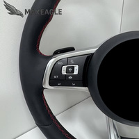 Volant en cuir pleine fleur très demandé pour Volkswagen VW Polo Golf 6 GTD Jetta Tiguan Passat B7 B8 Gti Gts R Gtd Golf7 Mk7