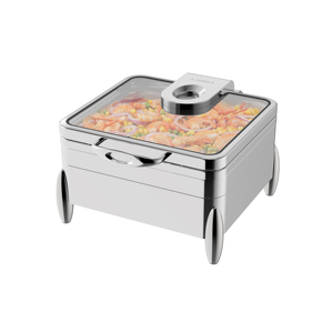 High-end Commercial Induction Chafer Dish 5.5L 304 S.S Food <b>Warmer</b> Hotel <b>Buffet</b> Party Catering Equipment - Product Image 3