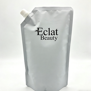 Pochette à bec verseur personnalisée anti-fuite réutilisable haute barrière pour emballage de crème cosmétique, lotion, gel douche, détergent - Product Image 6