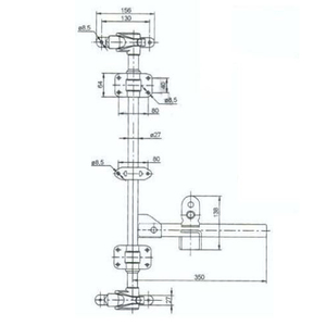 Kit de serrure de porte de camion frigorifique en acier inoxydable 304, serrure à came arrière pour conteneur - Product Image 6
