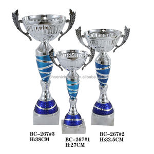Trophées de cricket en métal personnalisés de haute qualité Champion Cup Vainqueur Médailles et plaques de qualité Phoenix Brand Durable Gold & Silver - Product Image 5