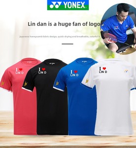 Ropa de Bádminton de Secado Rápido con Estampado YY YONEXXX 8064 8065, Logotipo Crazy de <span class=keywords><strong>Lin</strong></span> <span class=keywords><strong>Dan</strong></span>, Hecho en China - Product Image 2