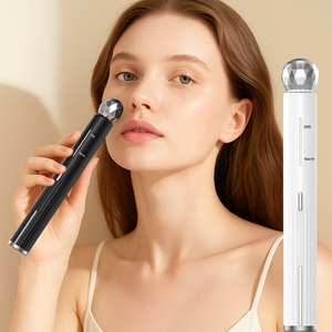 Masseur oculaire rechargeable EMS à micro-courant et chaleur, pour le soin de la peau des yeux, anti-rides et cernes - Product Image 4