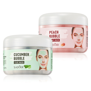 SADOER Nouveau Masque Facial en Argile Bio Hydratant et Lissant pour Peau Douce, Nettoyage en Profondeur, Effet Soie, 100g, Marque Privée - Product Image 1