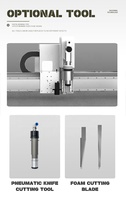 Machine de découpe automatique à lame oscillante à plat pour panneaux en mousse, découpeuse CNC pour feuilles de mousse EPE, EPDM, éponge, EVA