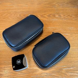 Fashion Women <b>Bag</b> Litchi-Pattern PU <b>Makeup</b> <b>Bag</b> Travel <b>Bag</b> <b>Makeup</b> Tool Storage Embroidery Logo For Travel Use - Product Image 3