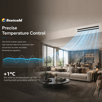Bestcold Climatiseur Mini Split Inverter 3 Tonnes 36000 Btu à Conduits R454B avec Pompe à Chaleur pour Bâtiments CVC aux États-Unis