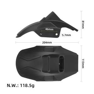 Garde-boue arrière pour trottinette électrique Kukirin G2 Master, protection anti-éclaboussures avec support de plaque d'immatriculation, pièces de rechange pour garde-boue arrière G2 Master - Product Image 2