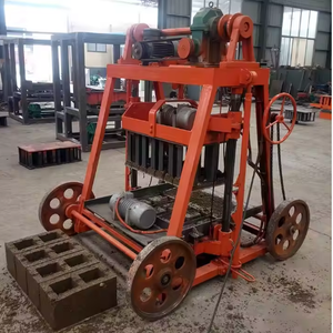 Di chuyển máy làm gạch di động máy khối trứng đặt loại QT40-3B - Product Image 1