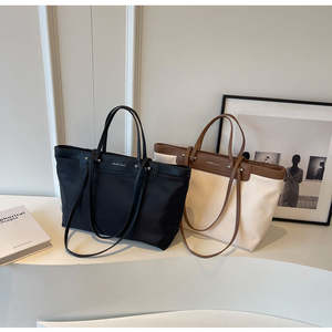 Bolso de Mano de Gran Capacidad para Mujer, Diseño de Lujo, Impermeable, Moderno, Bolso Tote de un Solo Hombro - Product Image 2