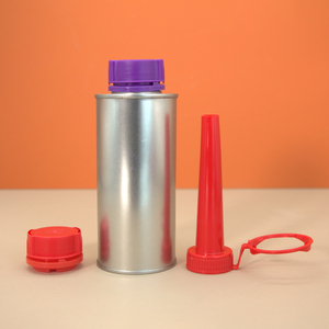 Boîtes métalliques vides pour nettoyant injecteur diesel, <span class=keywords><strong>essence</strong></span>, additif carburant moteur, 100ml, 200ml, 300ml, conteneur métallique pour huile, pour une performance rapide de l'huile - Product Image 5