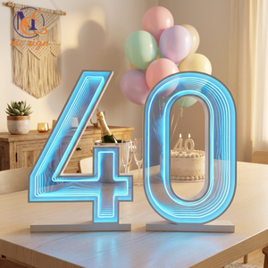 Lettere e Numeri Luminosi LED RGB Personalizzati in Metallo a Specchio per Insegne Aziendali, Matrimoni, Palcoscenici, Discoteche, Eventi VIP e Decorazioni per Feste - Product Image 3