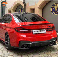 Vehicouture Gaya 3D Baru Serat Karbon Berkualitas Tinggi 100% Presisi Diffuser Belakang 5 Series G30 M5 F90 Bumper Lip Splitter Spoiler