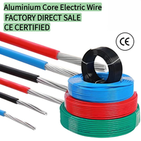 Cable Eléctrico con Aislamiento de PVC y Núcleo de Aluminio, Certificado CE, 1mm 2mm 4mm 6mm 8mm