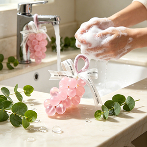 Sapone Aromaterapico Artigianale al Cristallo di Uva con Etichetta Privata, 200g, Sapone Trasparente per Bellezza e Corpo, Confezione all'Ingrosso - Product Image 3