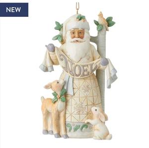 2023 Ornement Woodland Santa <span class=keywords><strong>Noel</strong></span> personnalisé-Jim Shore - Product Image 1