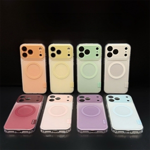 เคสโทรศัพท์มือถือแบบแม่เหล็กไล่เฉดสีด้าน สำหรับ iPhone 17 14 15 16 Pro Max รองรับการชาร์จไร้สาย ป้องกันการกระแทก - Product Image 2