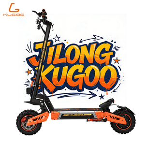 Trottinettes électriques pliables tout-terrain Kugoo G4 MAX 75 km/h pour adultes, autonomie de 78 km, grande taille, pneus larges tout-terrain de 11 pouces, trottinette électrique pliable - Product Image 6