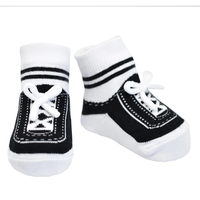 Fournisseur OEM/ODM 6 paires/boîte Logo personnalisé 0-12M Antidérapant-doux 12-24M Chaussettes de bébé garçon en coton avec boîte cadeau personnalisée