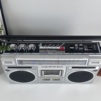 Lecteur et enregistreur de cassettes vintage, haut-parleur stéréo double, haut-parleur sans fil, prise en charge USB/TF, radio FM pleine bande pour l'extérieur